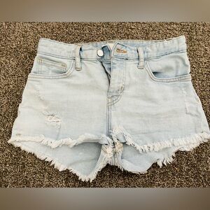 Light washed blue shorts